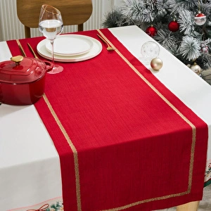 Karaca Home Stella Runner Kırmızı 45X145 cm görseli 1