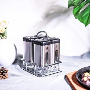 Karaca Shinex Inox 5 Parça Baharat Seti görseli 3