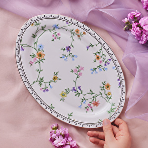 Karaca Minton Kayık Tabak 35 Cm