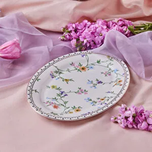 Karaca Minton Kayık Tabak 35 Cm