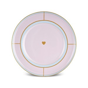 Karaca Talya Servis Tabağı Pembe 25 cm  görseli 6