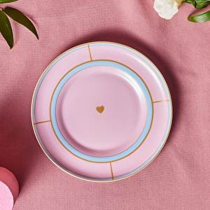 Karaca Talya Pasta Tabağı Pembe 20 Cm görseli 3