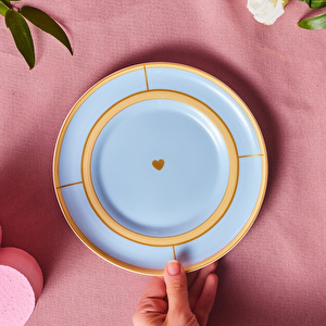 Karaca Talya Pasta Tabağı Mavi 20 Cm