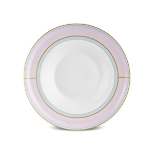 Karaca Talya Çukur Tabak Pembe 22 Cm  görseli 5
