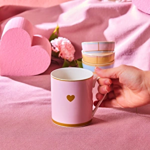 Karaca Talya Kupa Pembe 355 Ml  görseli 2