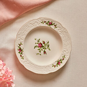 Karaca Vintage Rose Çukur Tabak 22 cm