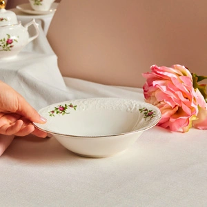 Karaca Vintage Rose Salata Kasesi 23 cm görseli 4
