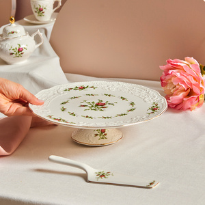 Karaca Vintage Rose Ayaklı Kek Standı 30 cm görseli 4
