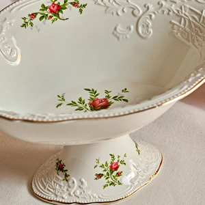 Karaca Vintage Rose Ayaklı Gondol 35 cm görseli 5