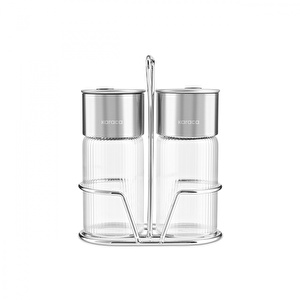 Karaca Ripple Tuzluk ve Biberlik Inox görseli 5