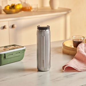 Karaca Rimo Sızdırmaz Çelik Termos 600 ml Inox görseli 1