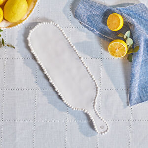 Karaca Perla Melamin Peynir Tabağı 43 cm Beyaz