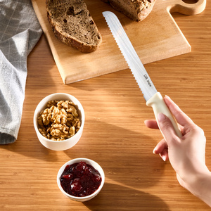 Dr. Inox Ekmek Bıçağı 32 cm Krem görseli 2