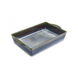 Karaca Culina Reaktif Fırın Kabı Yeşil 38 cm görseli 7