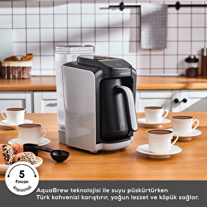Karaca Hatır Su Hazneli Otomatik Türk Kahve Makinesi Cool Gray görseli 4