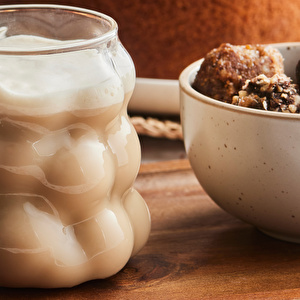 Karaca Bubble Latte Bardağı 390 ml Şeffaf görseli 4