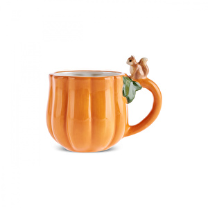 Karaca Cozy Bal Kabağı Sincap Kupa 320 ml görseli 4