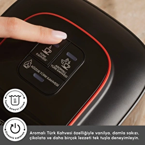 Karaca Hatır Neo 5 Fincan Kapasiteli Türk Kahve Makinesi Cranberry görseli 5