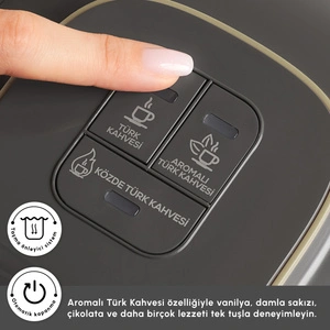 Karaca Hatır Neo 5 Fincan Kapasiteli Türk Kahve Makinesi Starlight görseli 5
