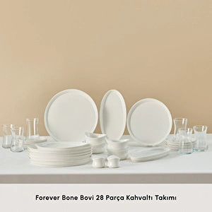 Karaca Forever Bone Bovi 28 Parça 6 Kişilik Kahvaltı Takımı