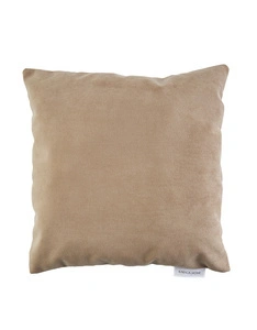 Karaca Home Breda Bej Kadife Kırlent Kılıfı 45x45 cm görseli 1