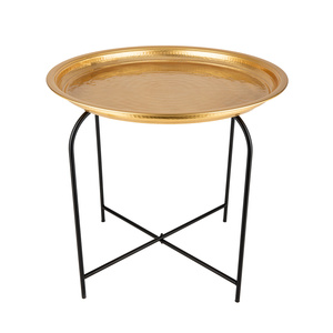Karaca Home Lena Gold Dövmeli Ayaklı Tepsi 45 cm görseli 1