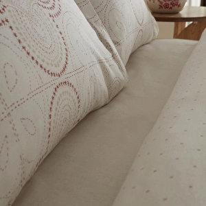Karaca Home Anemos %100 Pamuk Çift Kişilik Nevresim Takımı Kiremit  görseli 9