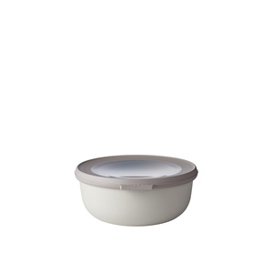 Multi Bowl Cirqula Yuvarlak Saklama Kabı 750 ml Nordic White