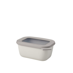 Mepal Multi Bowl Cirqula Dikdörtgen Saklama Kabı 750 ml Nordic White