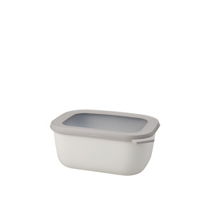 Mepal Multi Bowl Cirqula Dikdörtgen Saklama Kabı 1500 ml Nordic White