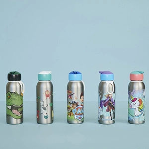 Mepal Insulated Bottle Flip - Up Campus 350 ml Çocuk Termosu Animal Friends görseli 5
