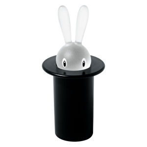 Alessi Magic Bunny Kürdan Tutucu Siyah görseli 1
