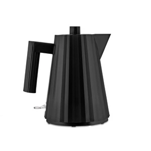 Alessi Plisse Elektrikli Kettle 1 L Siyah görseli 1