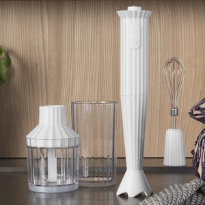 Alessi Plisse Blender Seti Beyaz görseli 3
