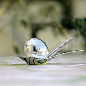 Alessi Taste-Huile Yağdanlık 6,3 cm x 17,5 cm x 7,5 cm görseli 1