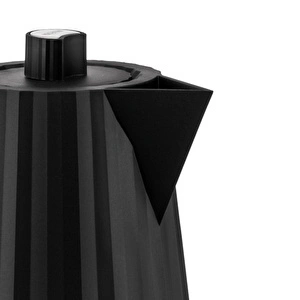 Alessi Plisse Elektrikli Kettle 1,7 L Siyah görseli 3