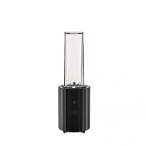 Alessi Plisse Smoothie Blender 550 ml Siyah görseli 1