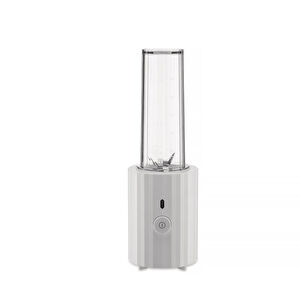 Alessi Plisse Smoothie Blender 550 ml Beyaz görseli 1