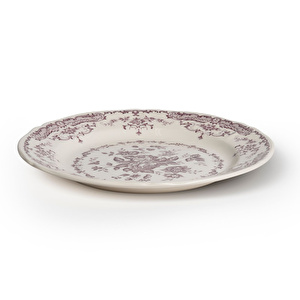 Bitossi Home Rose Violet Floral Yemek Tabağı 26 cm görseli 2