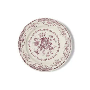 Bitossi Home Rose Violet Floral Yemek Tabağı 26 cm görseli 1