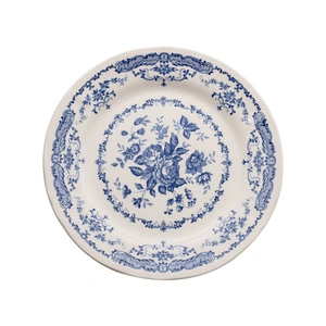 Bitossi Home Rose Blue Floral Yemek Tabağı 26 cm görseli 1