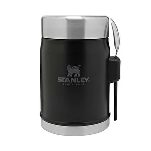 Stanley Legendary Food Jar Hammertone Kaşıklı Yemek Termosu 400 ml Matte Black görseli 1