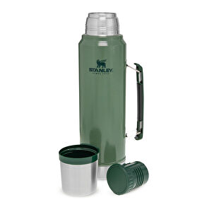 Stanley Legendary Classic Hammertone Clay Termos 1L Green görseli 1
