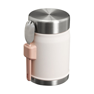 Stanley Klasik Paslanmaz Çelik Yemek Termosu Kaşıklı Rose Quartz 0,40 Lt görseli 2