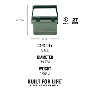 Stanley Easy Carry Outdoor Cooler Taşınabilir Soğutucu  6,6L görseli 2