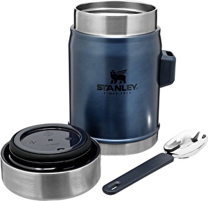 Stanley Legendary Food Jar Hammertone Kaşıklı Yemek Termosu 400 ml Lacivert görseli 4