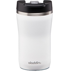 Aladdin Cafe Thermavac Leak-Lock Beyaz Paslanmaz Çelik El Termosu Kupa 0.25 Lt  görseli 1