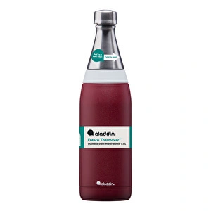 Aladdin Fresco S.Steel Water B. Burgundy Red 0.6 Litre görseli 1