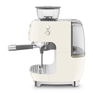 Smeg Öğütücülü Espresso Kahve Makinesi Cream Egf03creu görseli 2