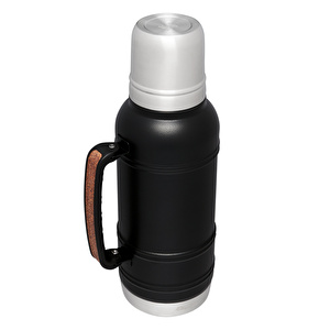 Stanley The Artisan Paslanmaz Çelik Hammertone Termos 1,4L Black görseli 3